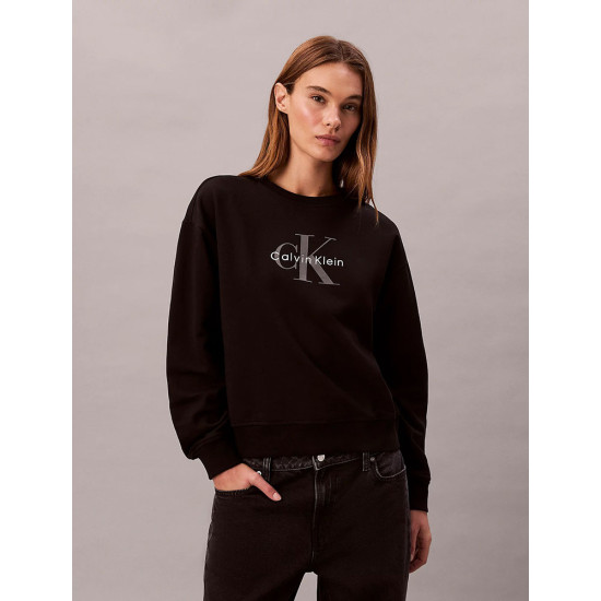 Calvin Klein Γυναικείο φούτερ Relaxed Monogram Sweatshirt